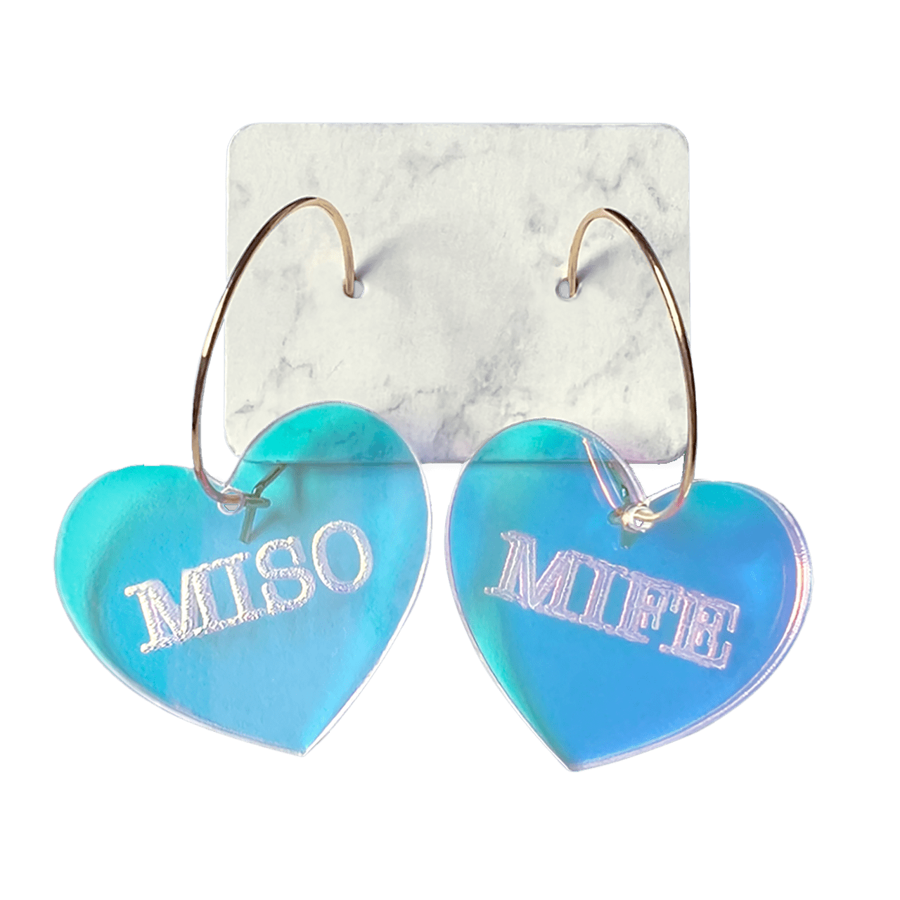 Mife and miso blue earrings