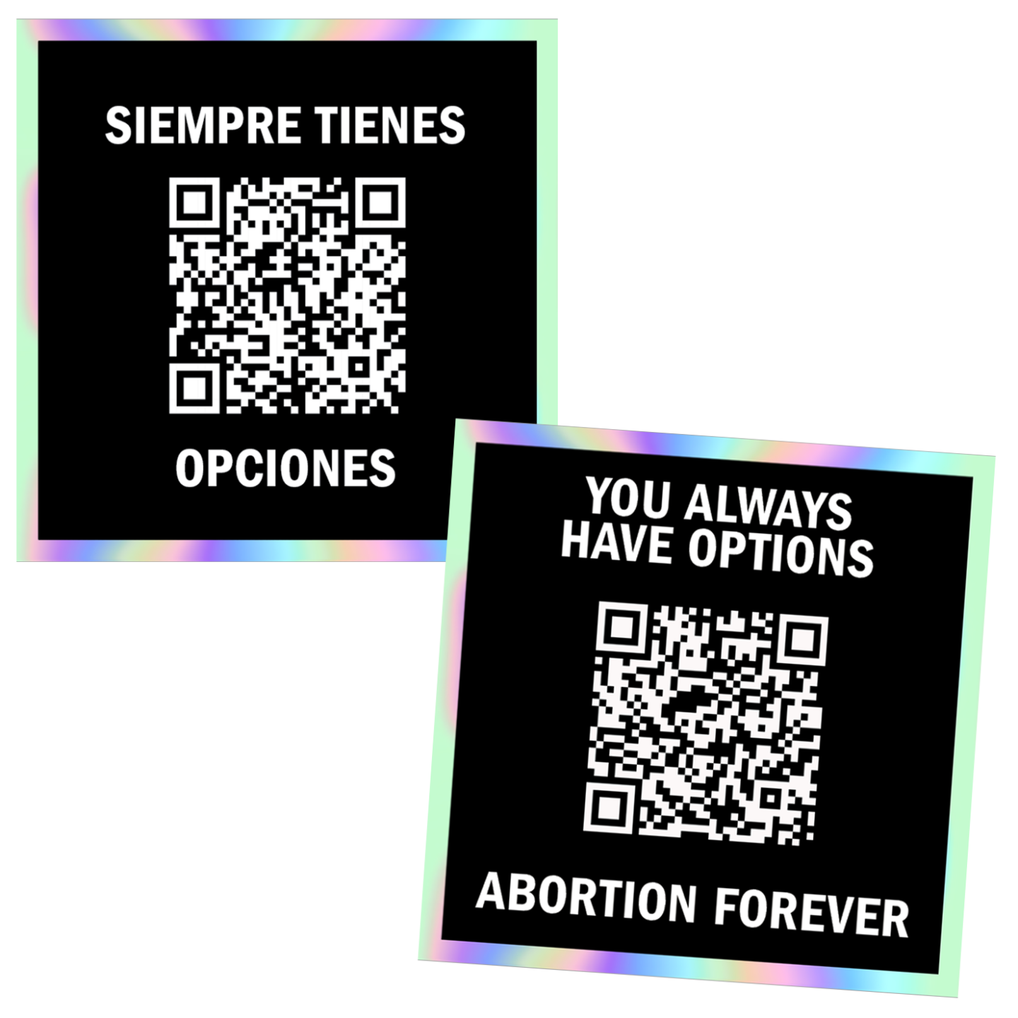 YOU ALWAYS HAVE OPTIONS / SIEMPRE TIENES OPCIONES stickers